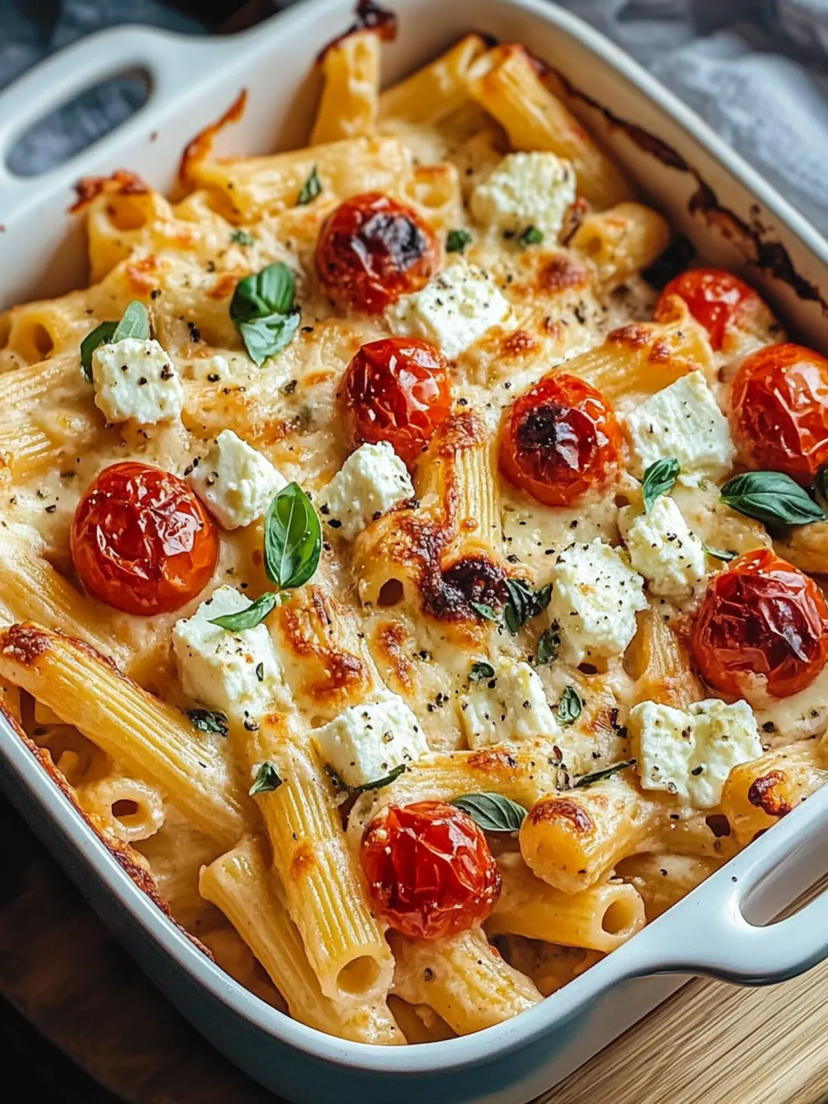 Baked Feta Tomato Pasta Recipe