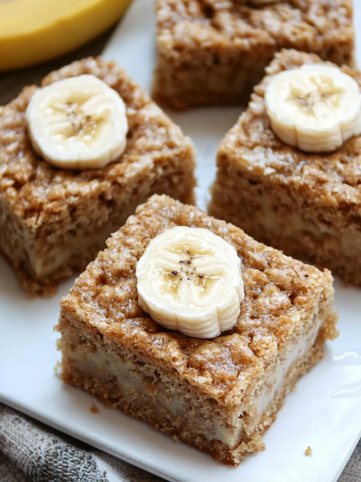 Ooey Gooey Banana Bars
