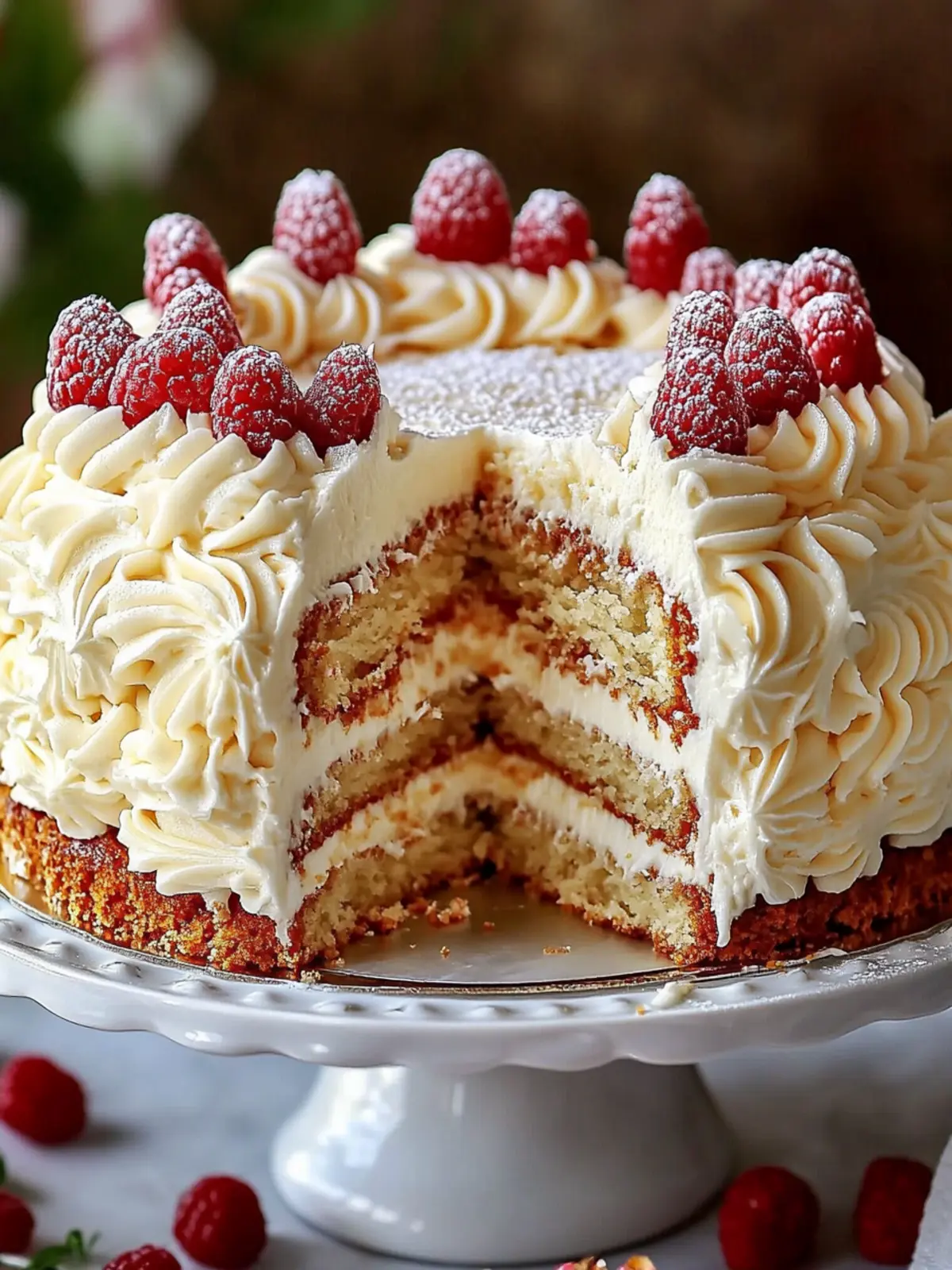 Easy German Bavarian Cream Cake
