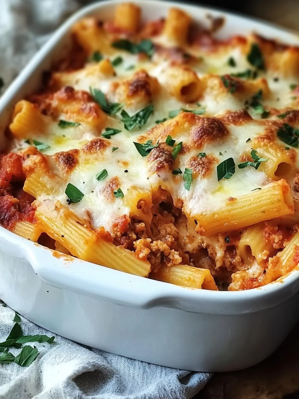Meatless Baked Ziti