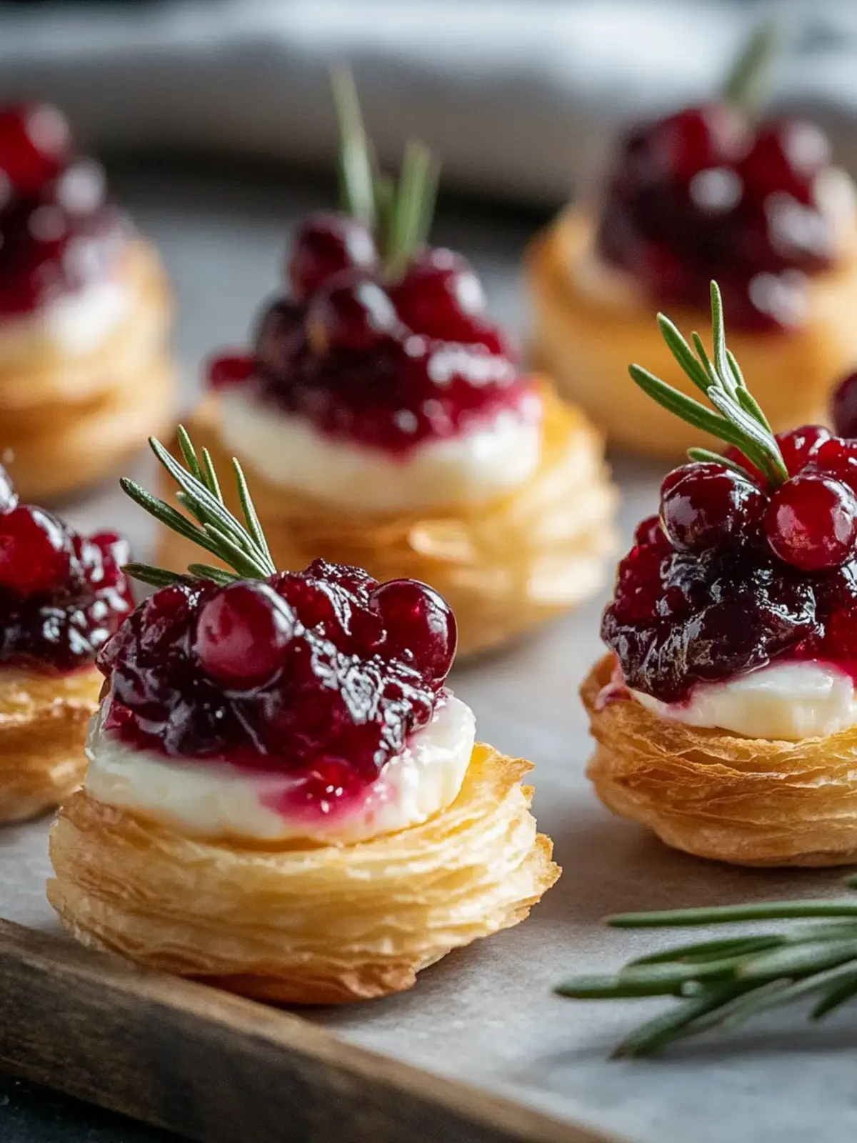 Mini Cranberry Brie Bites