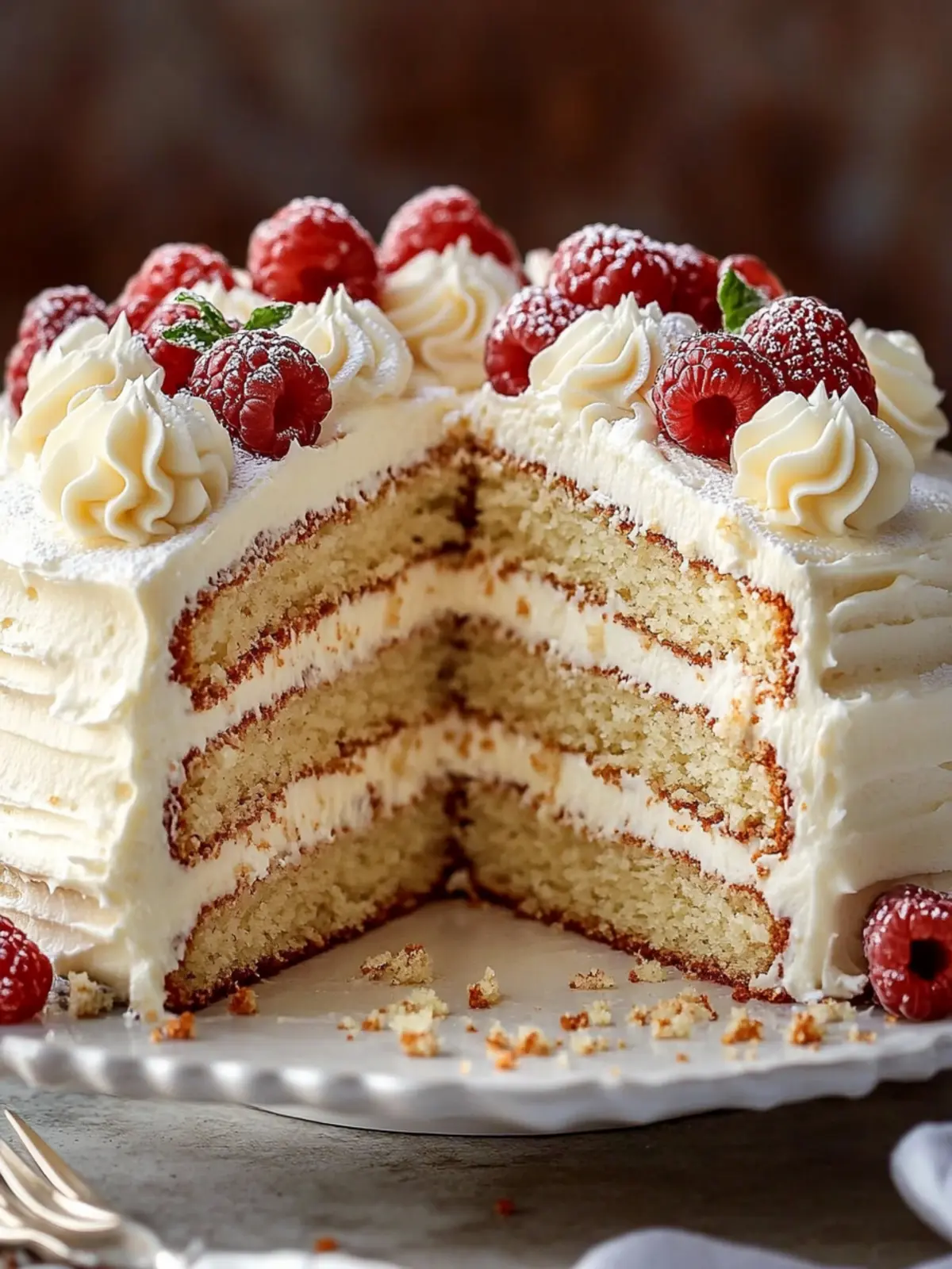 Easy German Bavarian Cream Cake