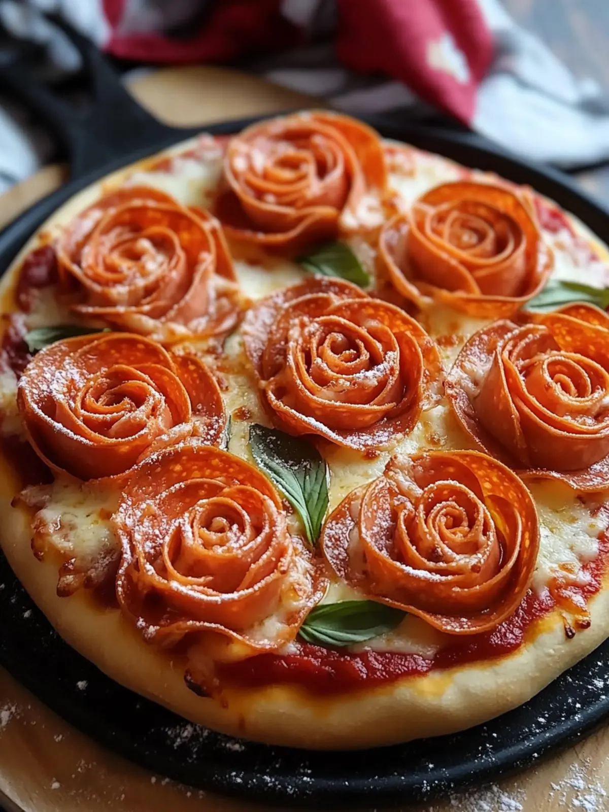 Pizza Roses for Valentine’s Day