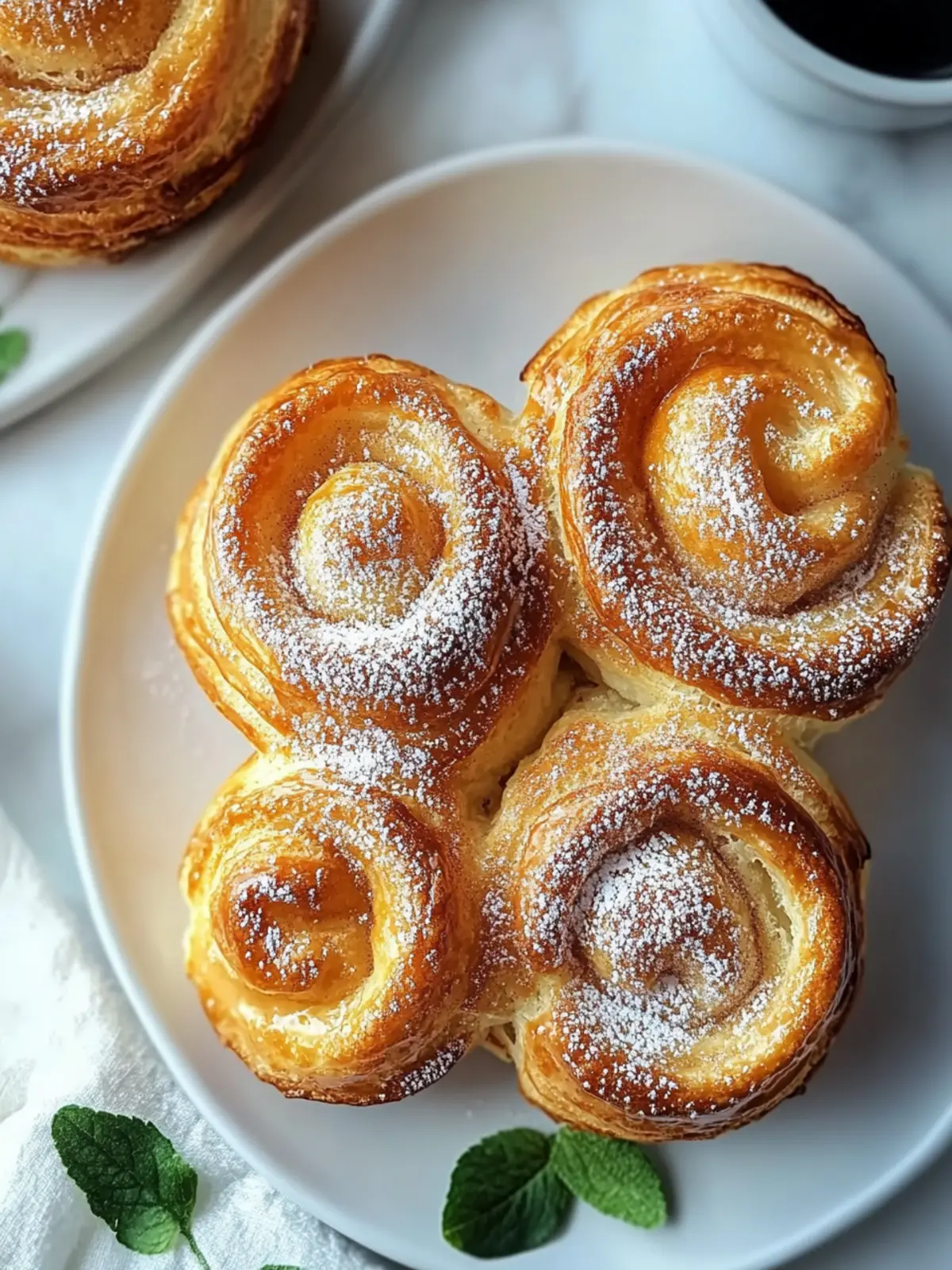 Flaky Cruffins with Sweet Cinnamon Sugar Filling