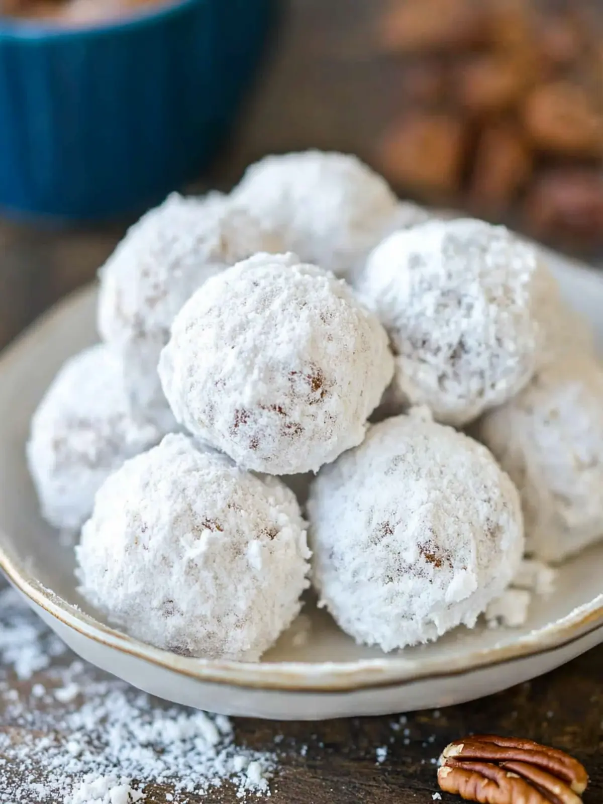 Low Carb Pecan Snowballs