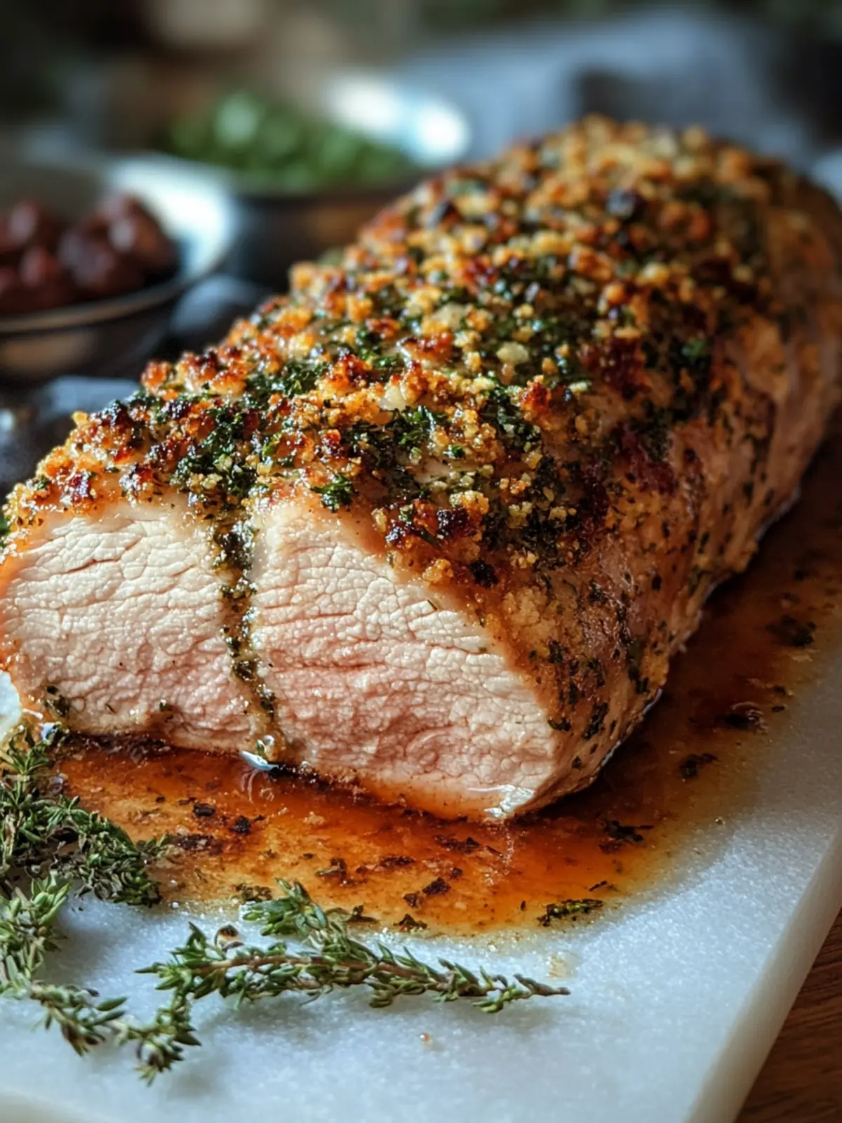 Delicious Herb Crusted Pork Loin