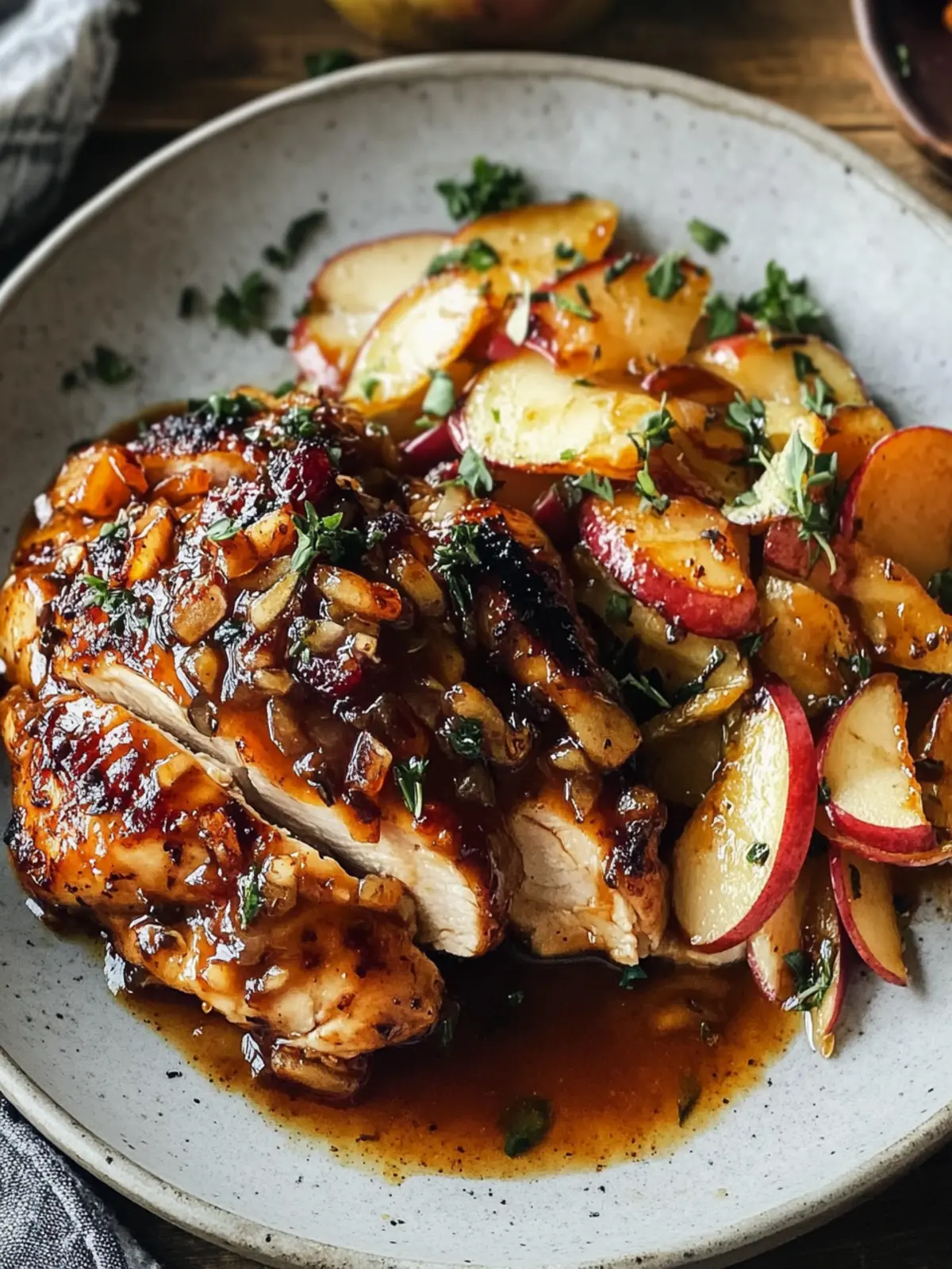 Sticky Apple Cider Chicken