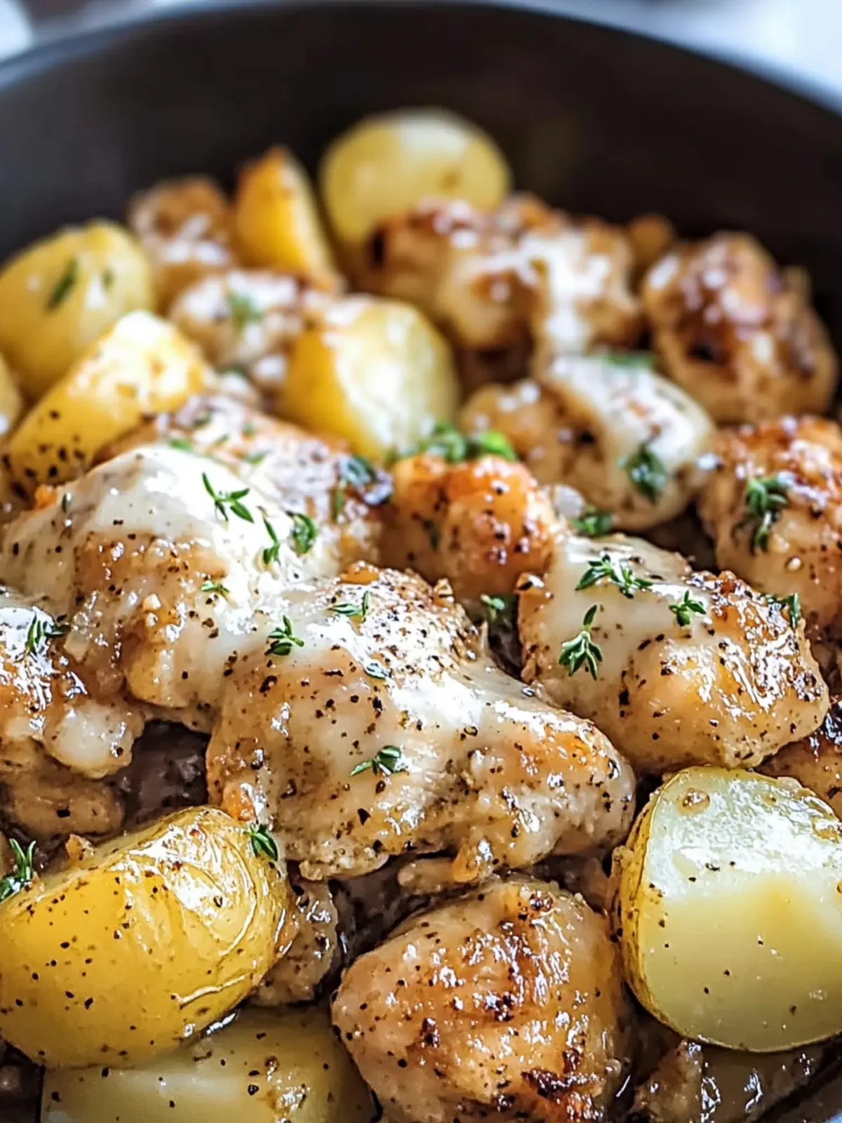 Slow Cooker Garlic Parmesan Chicken and Potatoes