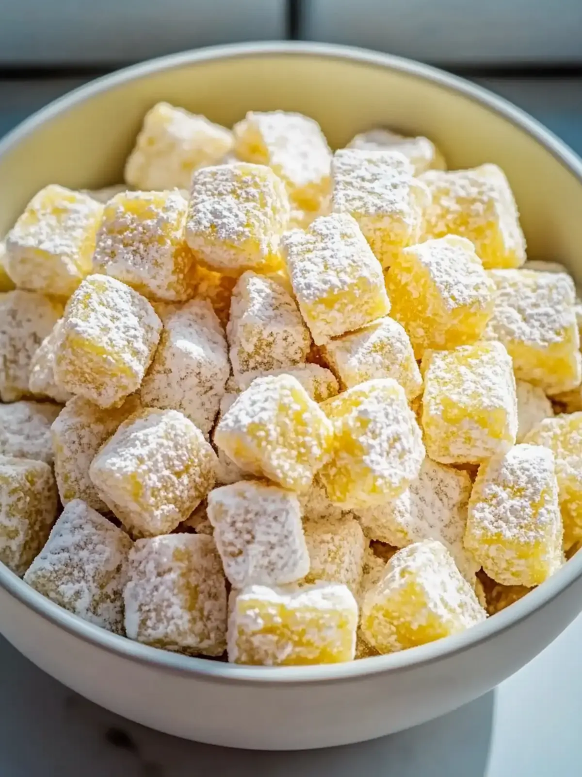 Lemonade Puppy Chow Snack