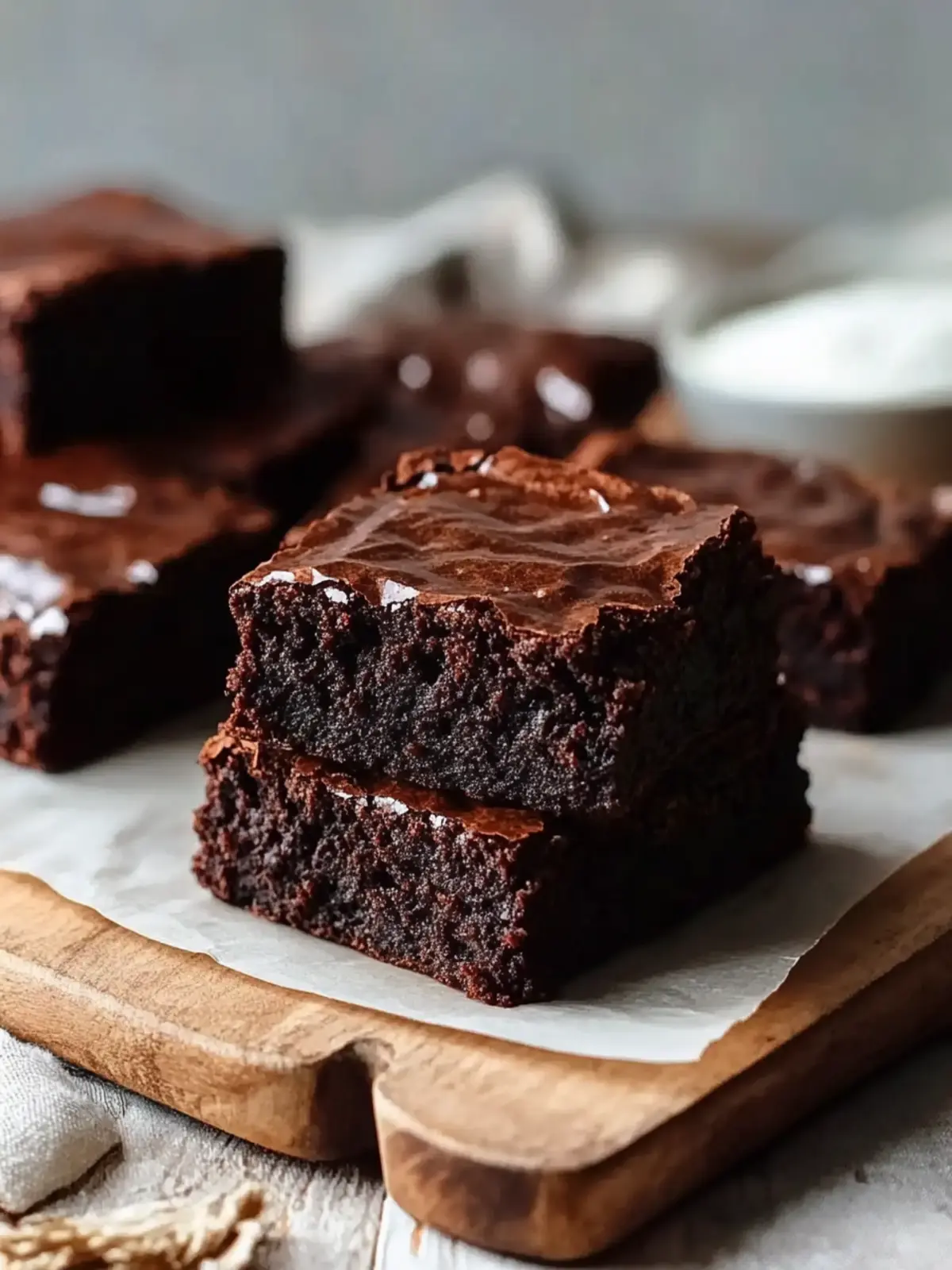 4 Ingredient Cottage Cheese Brownies