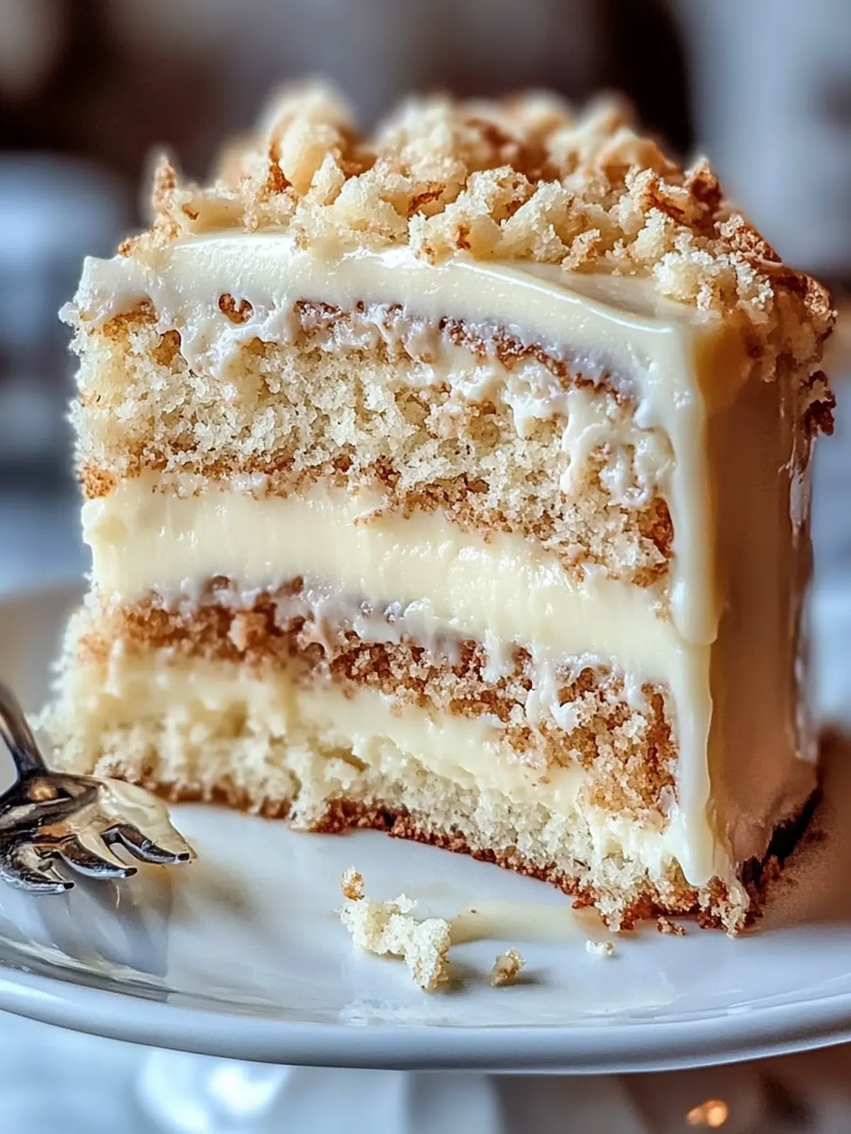 White German Chocolate Cake