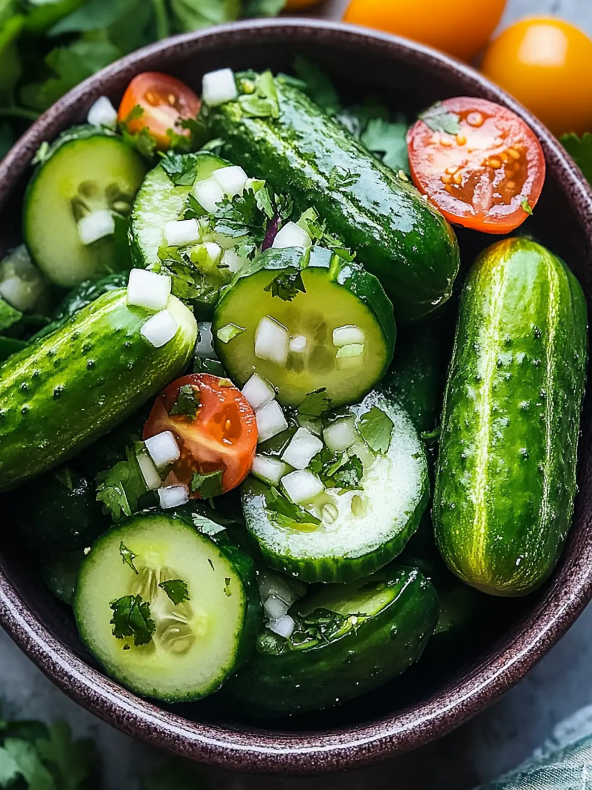 Mexican-style cucumbers