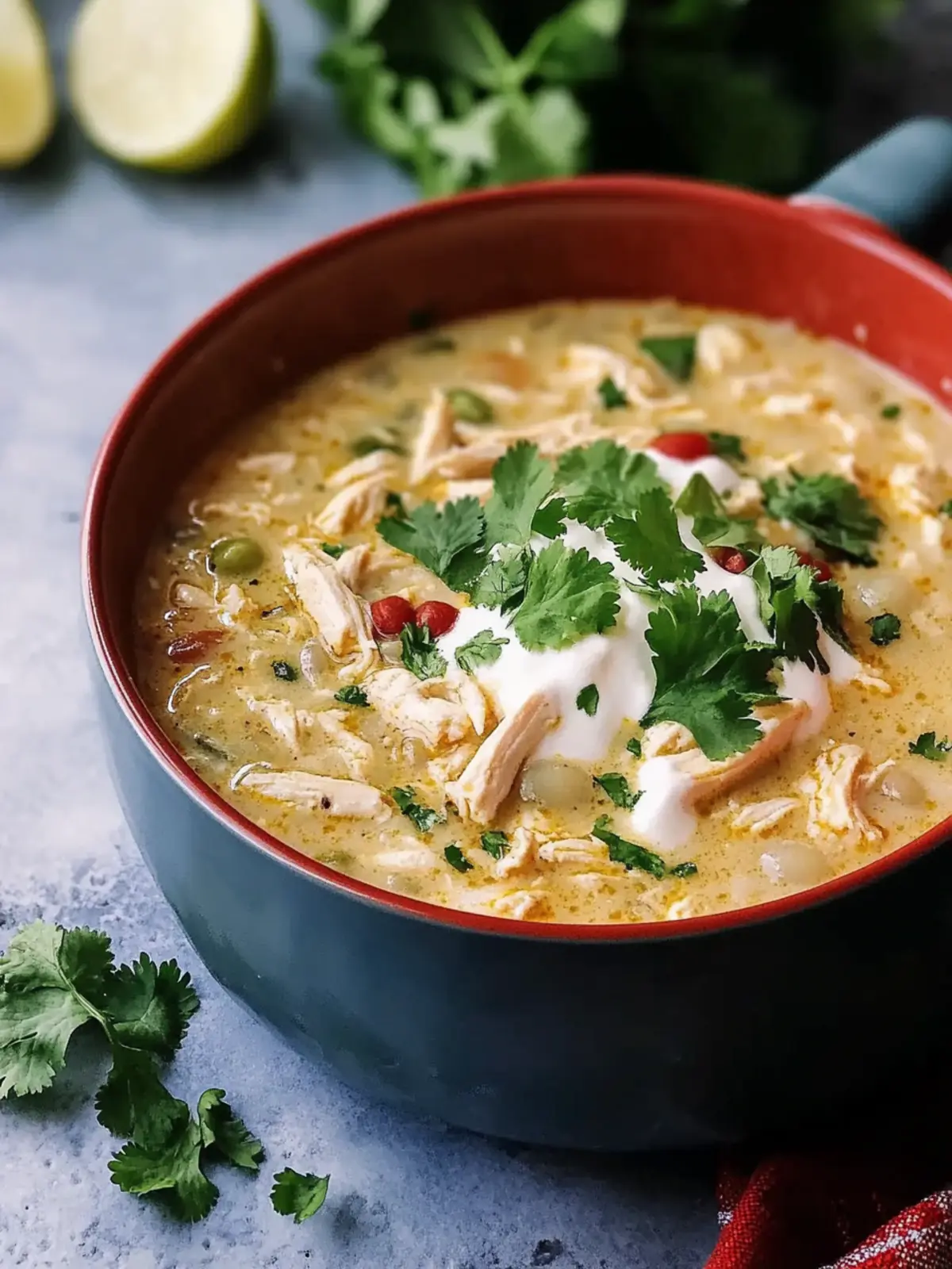 Simple Keto White Chicken Chili