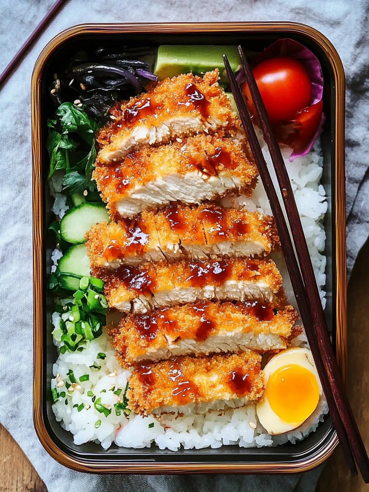 Delicious Chicken Katsu Bento Box: Your Easy Japanese Lunch 2 Chicken Katsu Bento Box (Easy Japanese Lunch Idea)